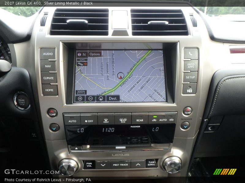 Silver Lining Metallic / Black 2017 Lexus GX 460