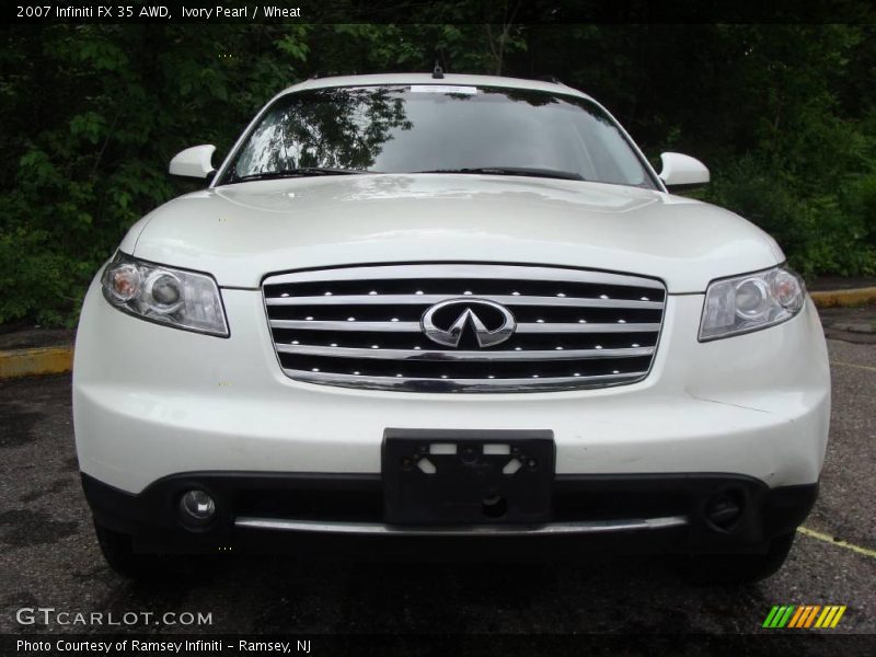 Ivory Pearl / Wheat 2007 Infiniti FX 35 AWD
