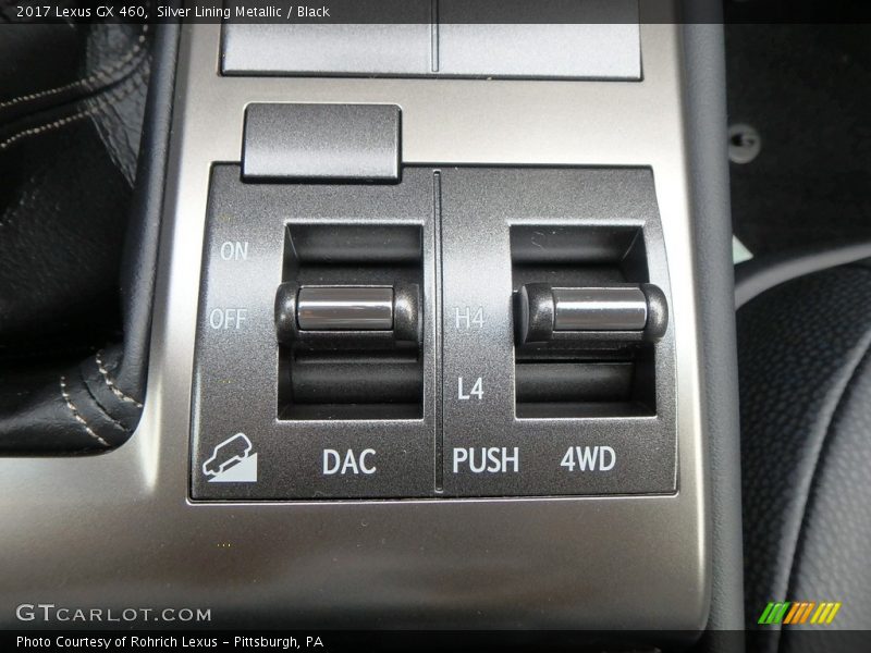 Silver Lining Metallic / Black 2017 Lexus GX 460