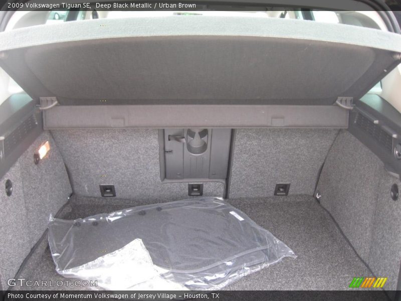 Deep Black Metallic / Urban Brown 2009 Volkswagen Tiguan SE