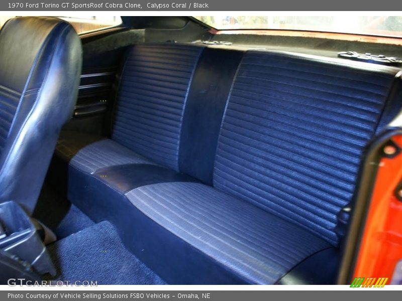 Calypso Coral / Black 1970 Ford Torino GT SportsRoof Cobra Clone