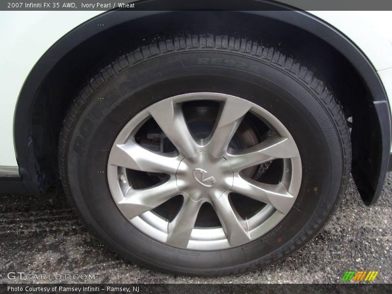 Ivory Pearl / Wheat 2007 Infiniti FX 35 AWD