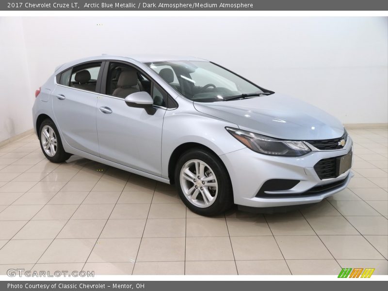 Arctic Blue Metallic / Dark Atmosphere/Medium Atmosphere 2017 Chevrolet Cruze LT