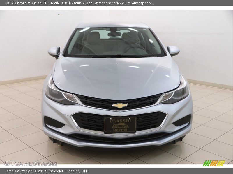Arctic Blue Metallic / Dark Atmosphere/Medium Atmosphere 2017 Chevrolet Cruze LT