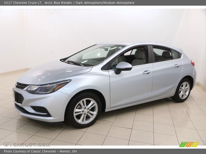 Arctic Blue Metallic / Dark Atmosphere/Medium Atmosphere 2017 Chevrolet Cruze LT