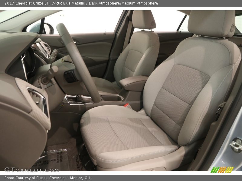 Arctic Blue Metallic / Dark Atmosphere/Medium Atmosphere 2017 Chevrolet Cruze LT