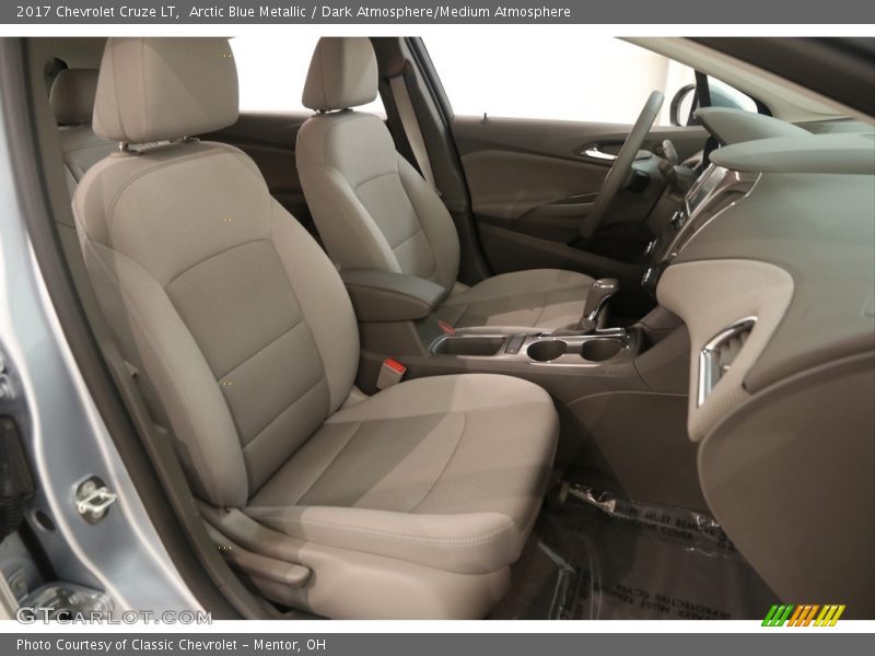 Arctic Blue Metallic / Dark Atmosphere/Medium Atmosphere 2017 Chevrolet Cruze LT