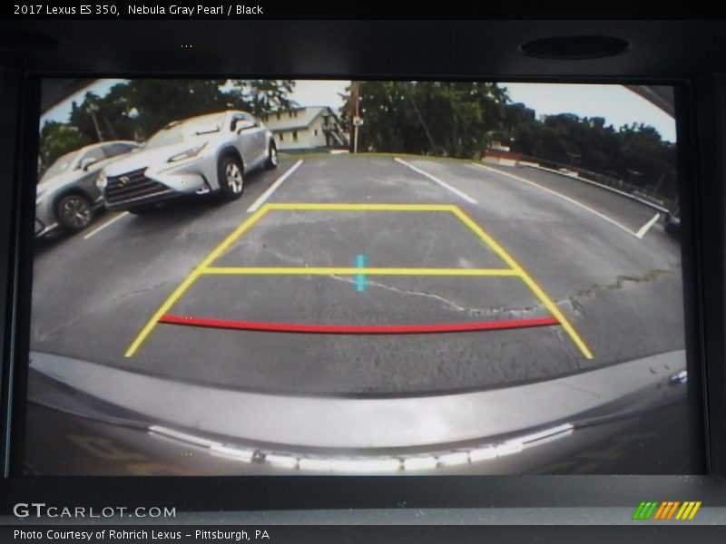 Nebula Gray Pearl / Black 2017 Lexus ES 350
