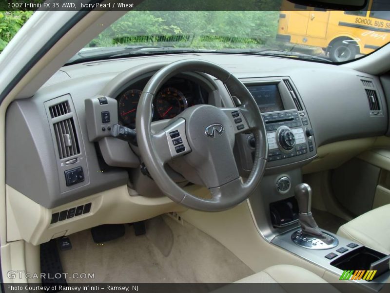 Ivory Pearl / Wheat 2007 Infiniti FX 35 AWD