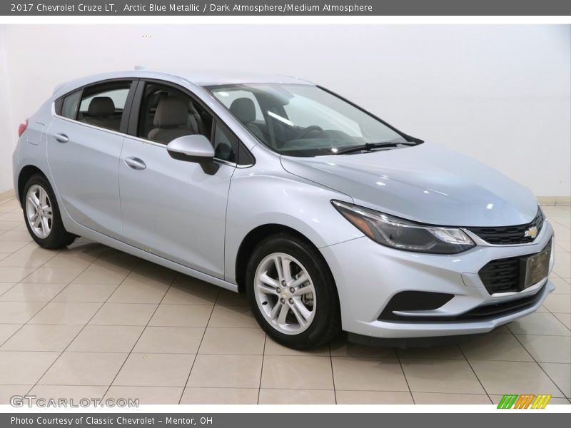Arctic Blue Metallic / Dark Atmosphere/Medium Atmosphere 2017 Chevrolet Cruze LT