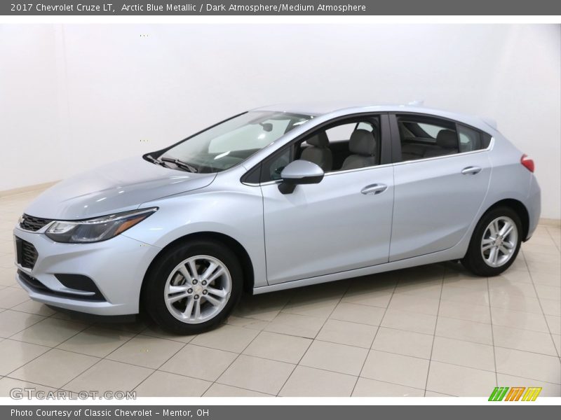 Arctic Blue Metallic / Dark Atmosphere/Medium Atmosphere 2017 Chevrolet Cruze LT