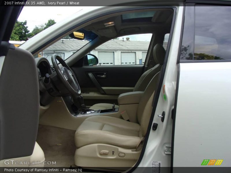 Ivory Pearl / Wheat 2007 Infiniti FX 35 AWD