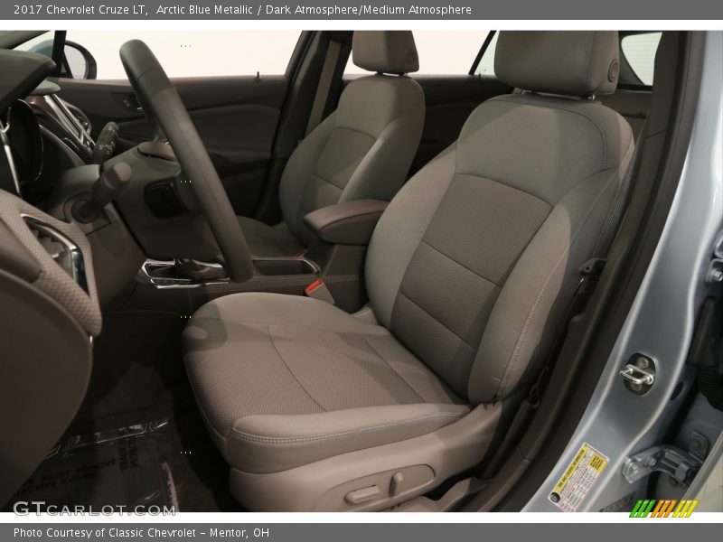 Arctic Blue Metallic / Dark Atmosphere/Medium Atmosphere 2017 Chevrolet Cruze LT
