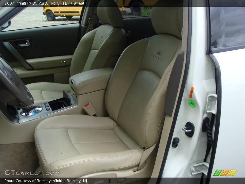 Ivory Pearl / Wheat 2007 Infiniti FX 35 AWD
