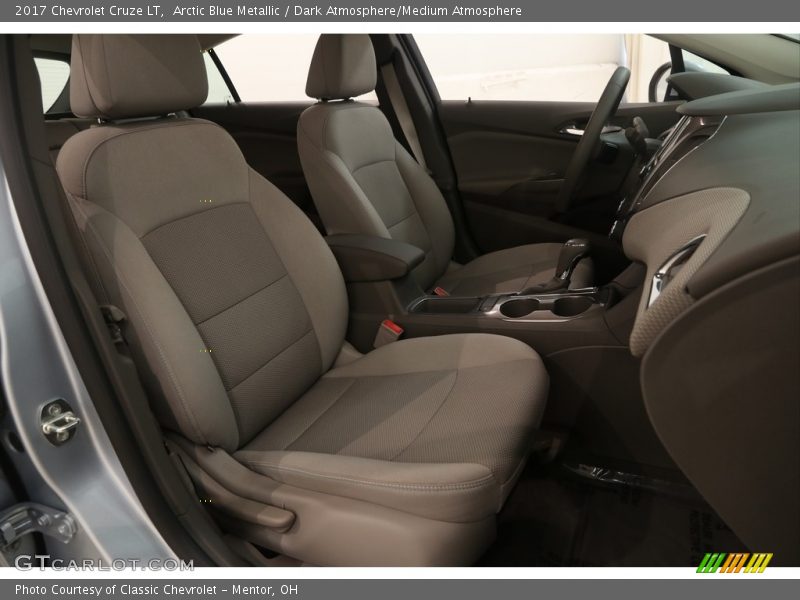 Arctic Blue Metallic / Dark Atmosphere/Medium Atmosphere 2017 Chevrolet Cruze LT
