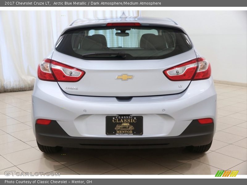 Arctic Blue Metallic / Dark Atmosphere/Medium Atmosphere 2017 Chevrolet Cruze LT