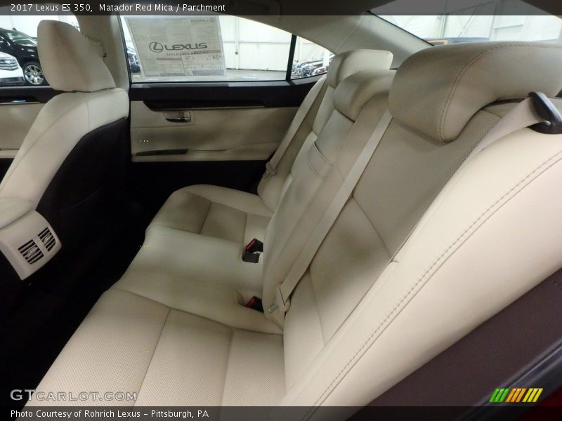 Matador Red Mica / Parchment 2017 Lexus ES 350