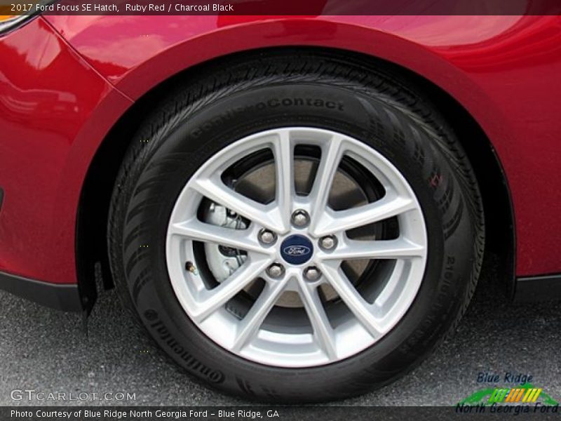 Ruby Red / Charcoal Black 2017 Ford Focus SE Hatch