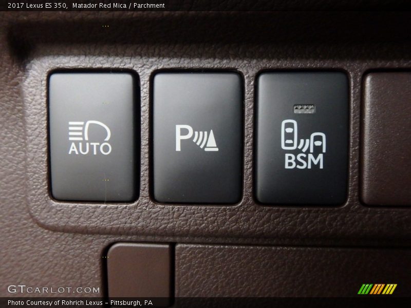 Matador Red Mica / Parchment 2017 Lexus ES 350