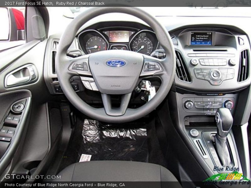 Ruby Red / Charcoal Black 2017 Ford Focus SE Hatch