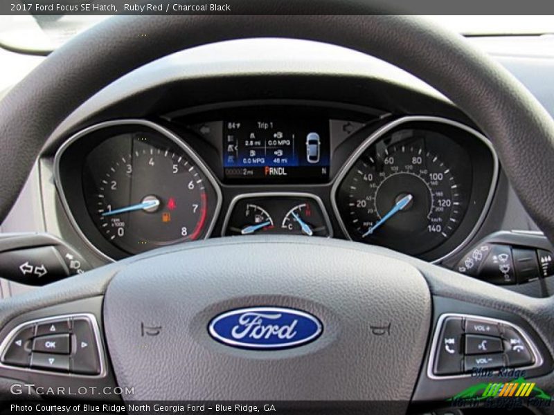 Ruby Red / Charcoal Black 2017 Ford Focus SE Hatch
