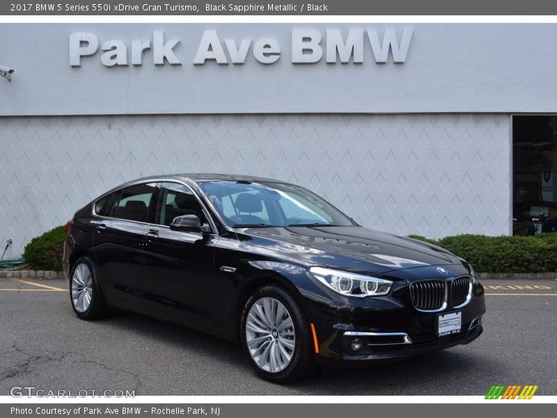 Black Sapphire Metallic / Black 2017 BMW 5 Series 550i xDrive Gran Turismo