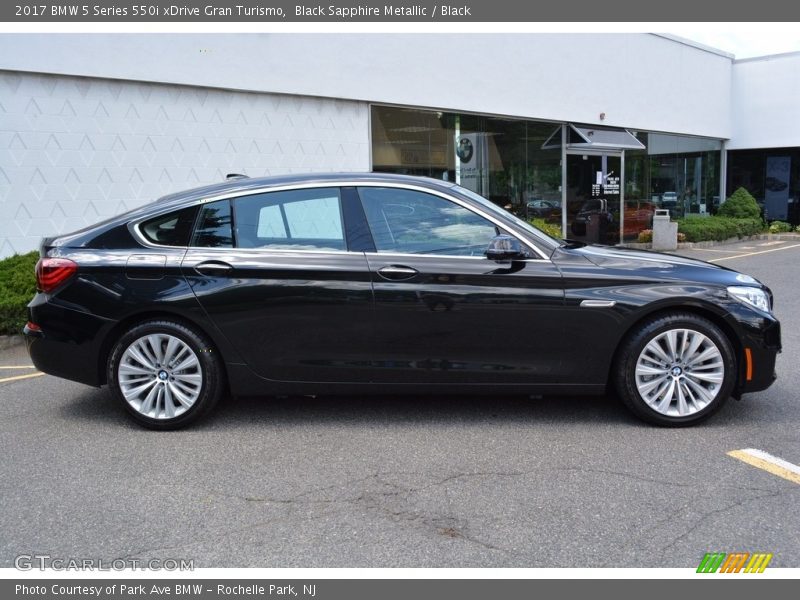 Black Sapphire Metallic / Black 2017 BMW 5 Series 550i xDrive Gran Turismo