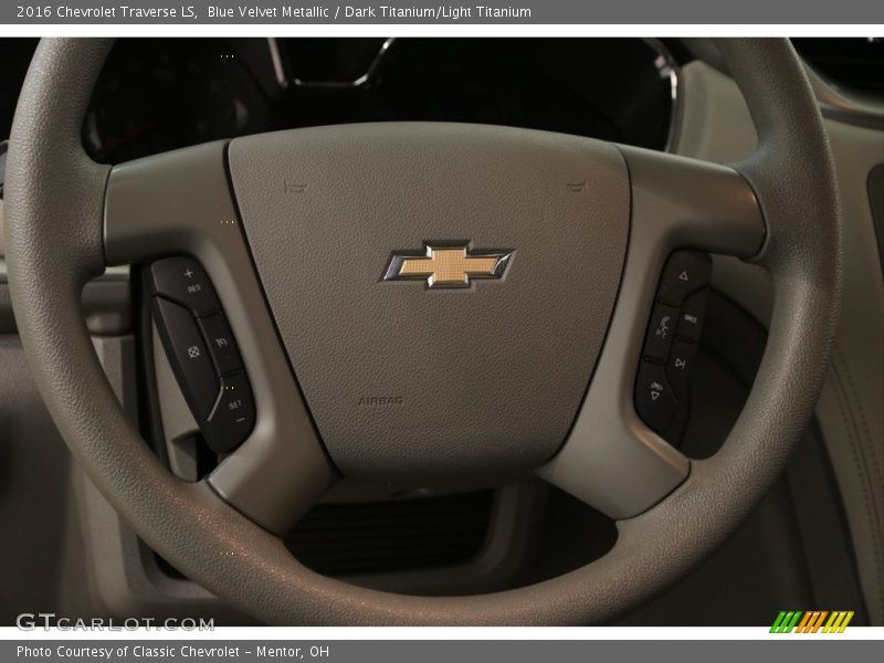 Blue Velvet Metallic / Dark Titanium/Light Titanium 2016 Chevrolet Traverse LS