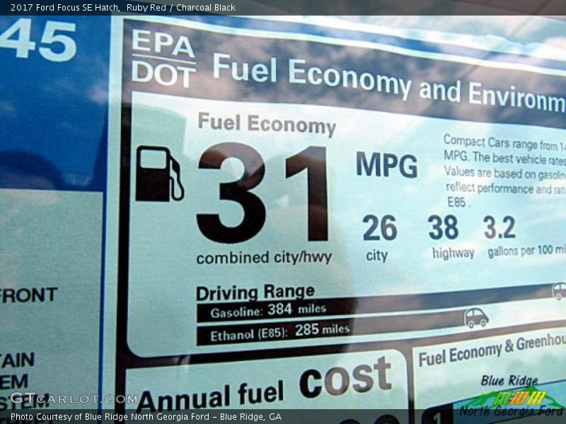 Ruby Red / Charcoal Black 2017 Ford Focus SE Hatch