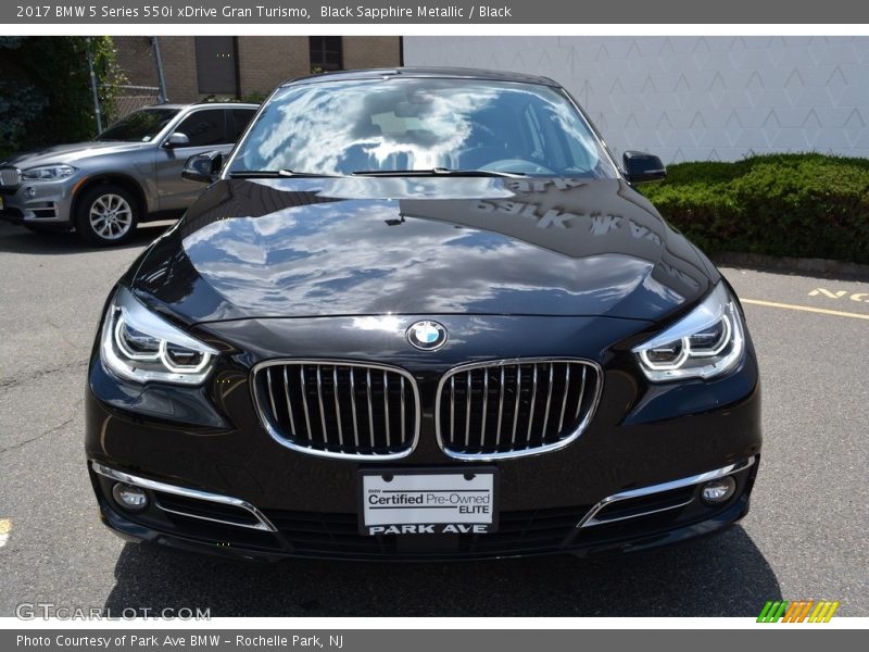 Black Sapphire Metallic / Black 2017 BMW 5 Series 550i xDrive Gran Turismo