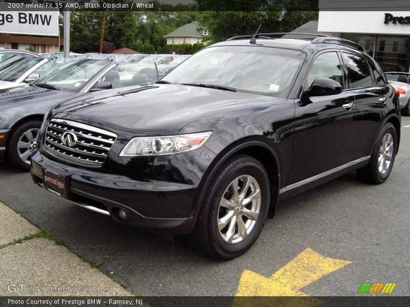 Black Obsidian / Wheat 2007 Infiniti FX 35 AWD
