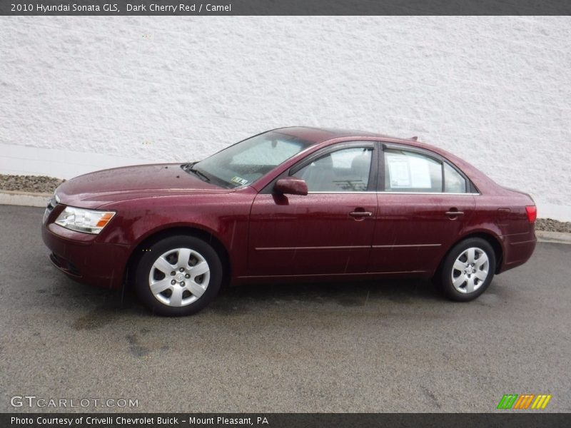 Dark Cherry Red / Camel 2010 Hyundai Sonata GLS