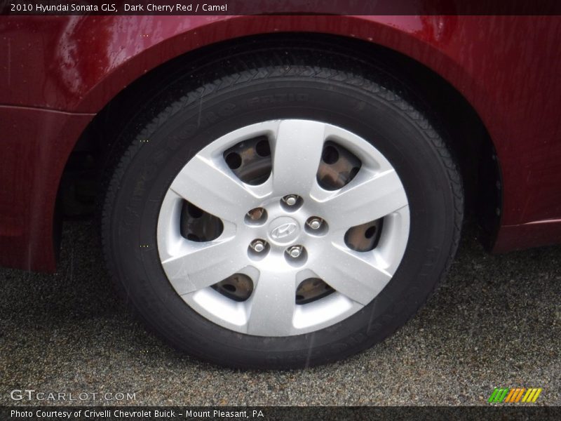 Dark Cherry Red / Camel 2010 Hyundai Sonata GLS