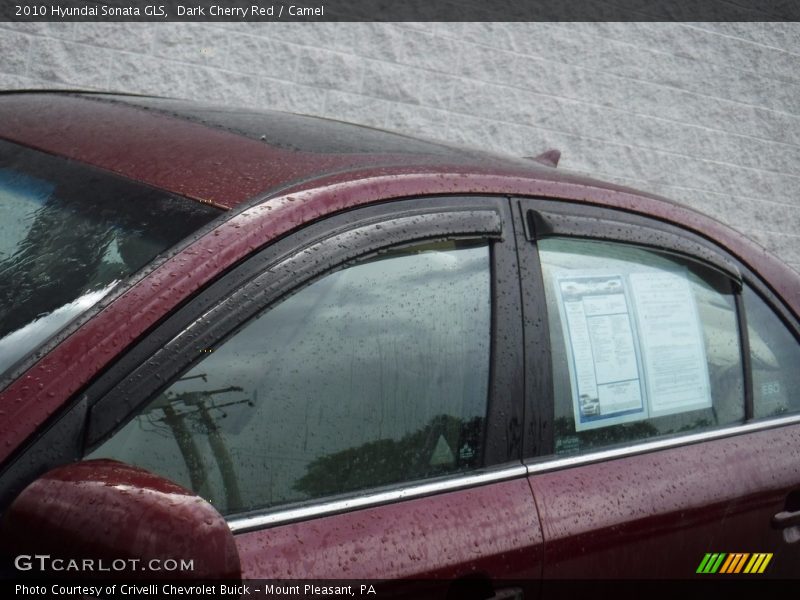 Dark Cherry Red / Camel 2010 Hyundai Sonata GLS