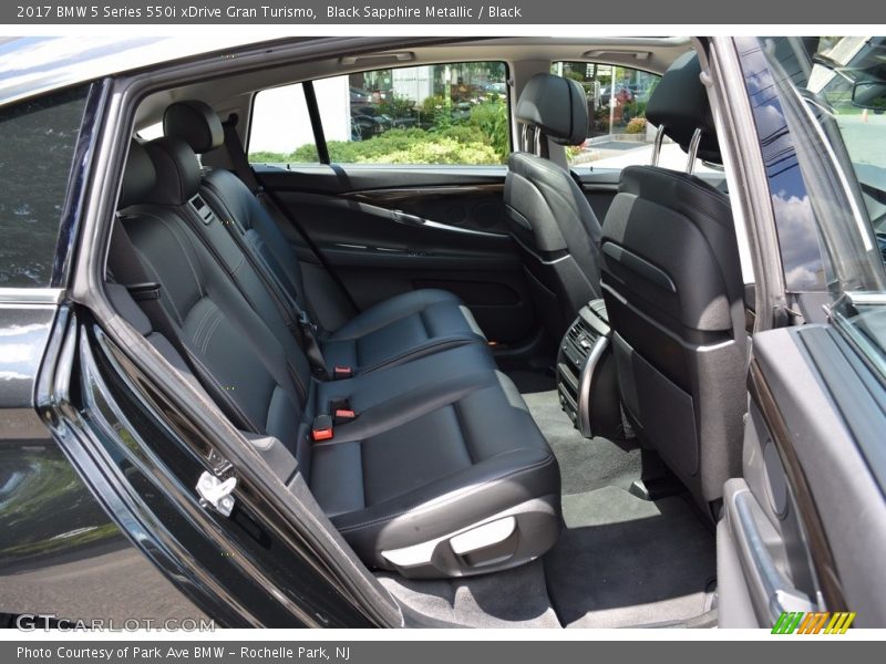Rear Seat of 2017 5 Series 550i xDrive Gran Turismo