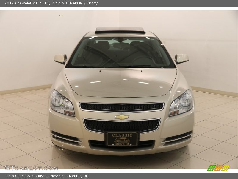 Gold Mist Metallic / Ebony 2012 Chevrolet Malibu LT