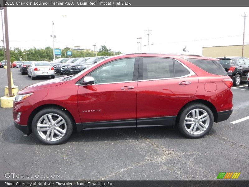 Cajun Red Tintcoat / Jet Black 2018 Chevrolet Equinox Premier AWD
