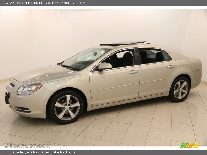 Gold Mist Metallic / Ebony 2012 Chevrolet Malibu LT