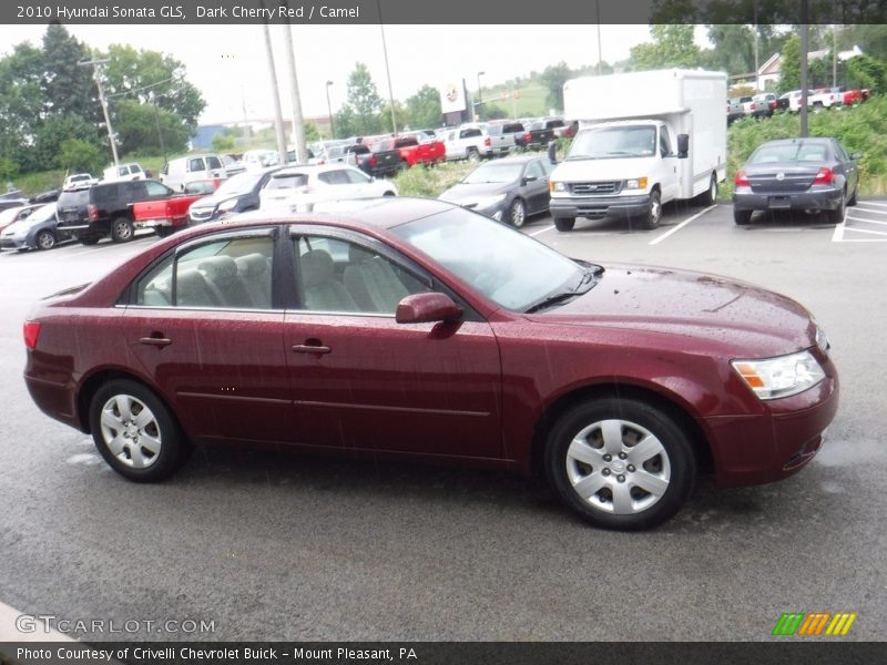 Dark Cherry Red / Camel 2010 Hyundai Sonata GLS