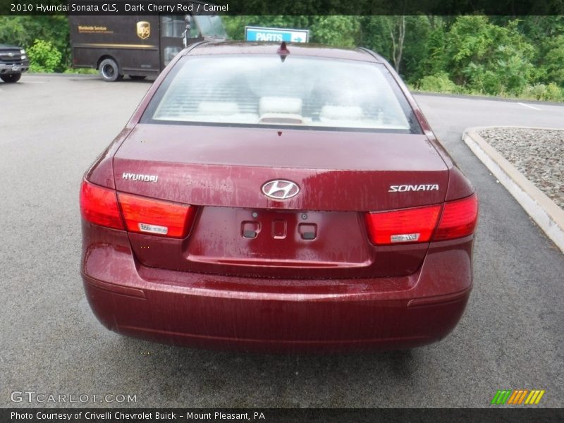 Dark Cherry Red / Camel 2010 Hyundai Sonata GLS