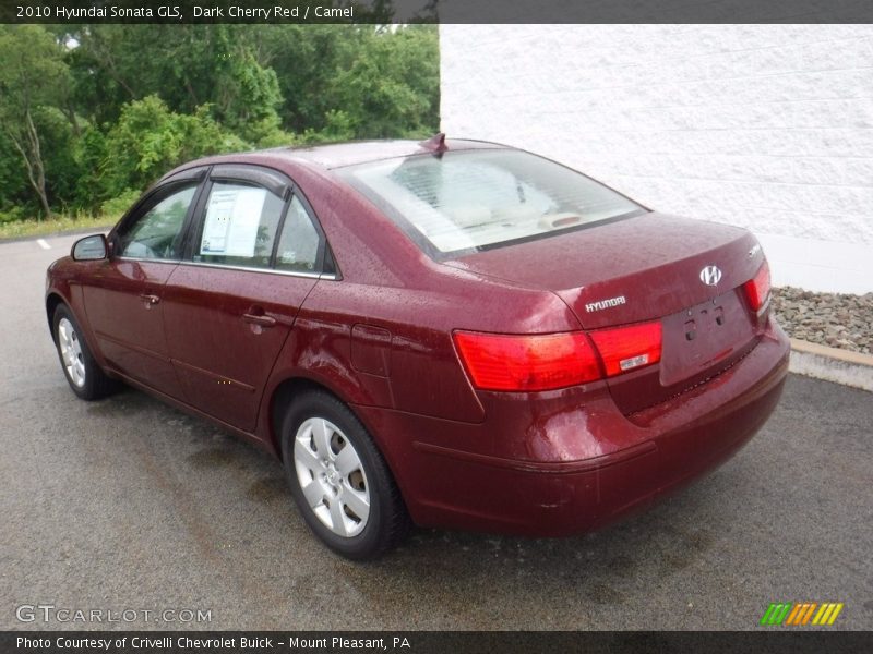 Dark Cherry Red / Camel 2010 Hyundai Sonata GLS