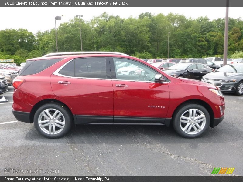 Cajun Red Tintcoat / Jet Black 2018 Chevrolet Equinox Premier AWD