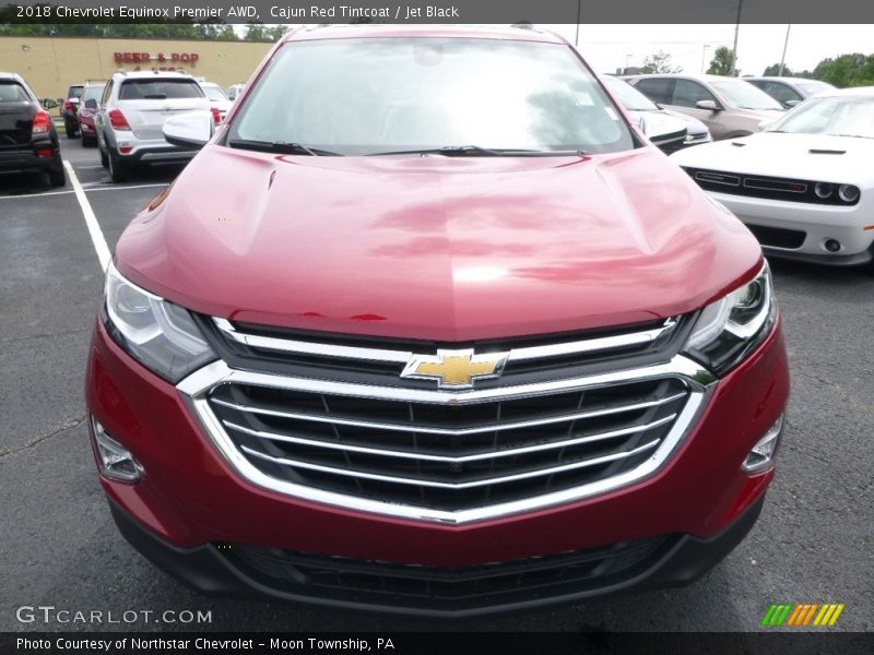 Cajun Red Tintcoat / Jet Black 2018 Chevrolet Equinox Premier AWD