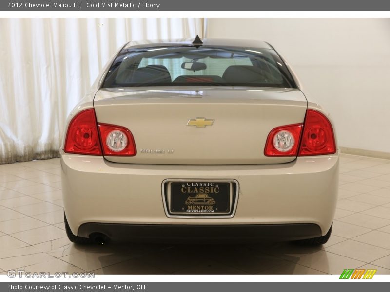 Gold Mist Metallic / Ebony 2012 Chevrolet Malibu LT
