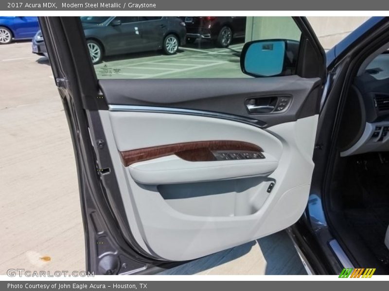 Modern Steel Metallic / Graystone 2017 Acura MDX
