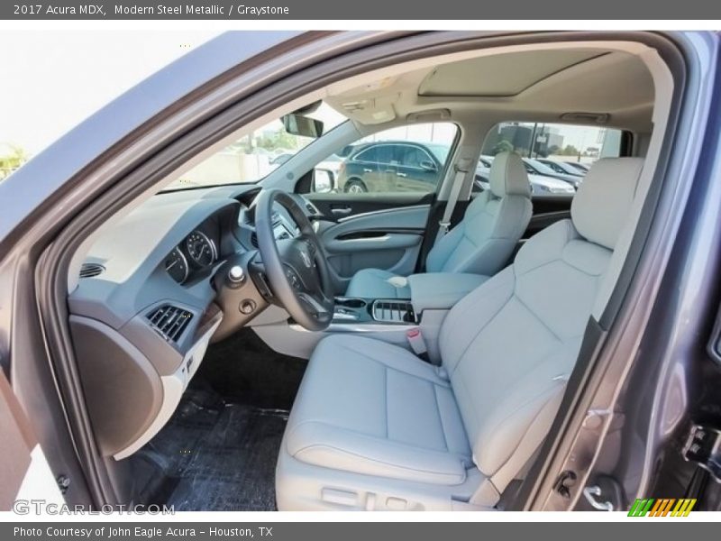 Modern Steel Metallic / Graystone 2017 Acura MDX