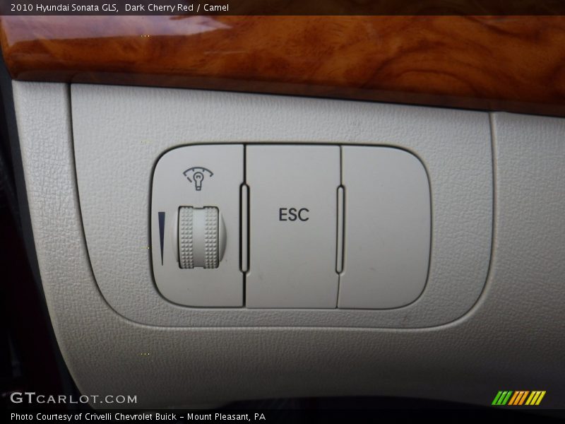Dark Cherry Red / Camel 2010 Hyundai Sonata GLS