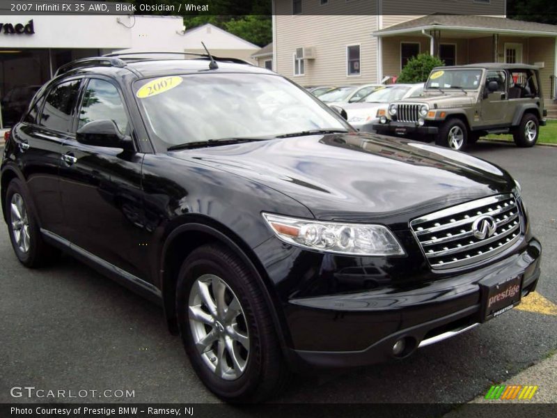 Black Obsidian / Wheat 2007 Infiniti FX 35 AWD