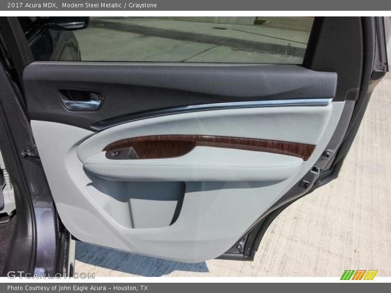 Modern Steel Metallic / Graystone 2017 Acura MDX