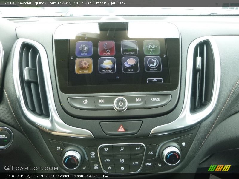 Cajun Red Tintcoat / Jet Black 2018 Chevrolet Equinox Premier AWD